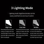 dspiae uv-t-365nm-uv-high-low-strobe-lights-mode-ultraviolet-flashlight-8