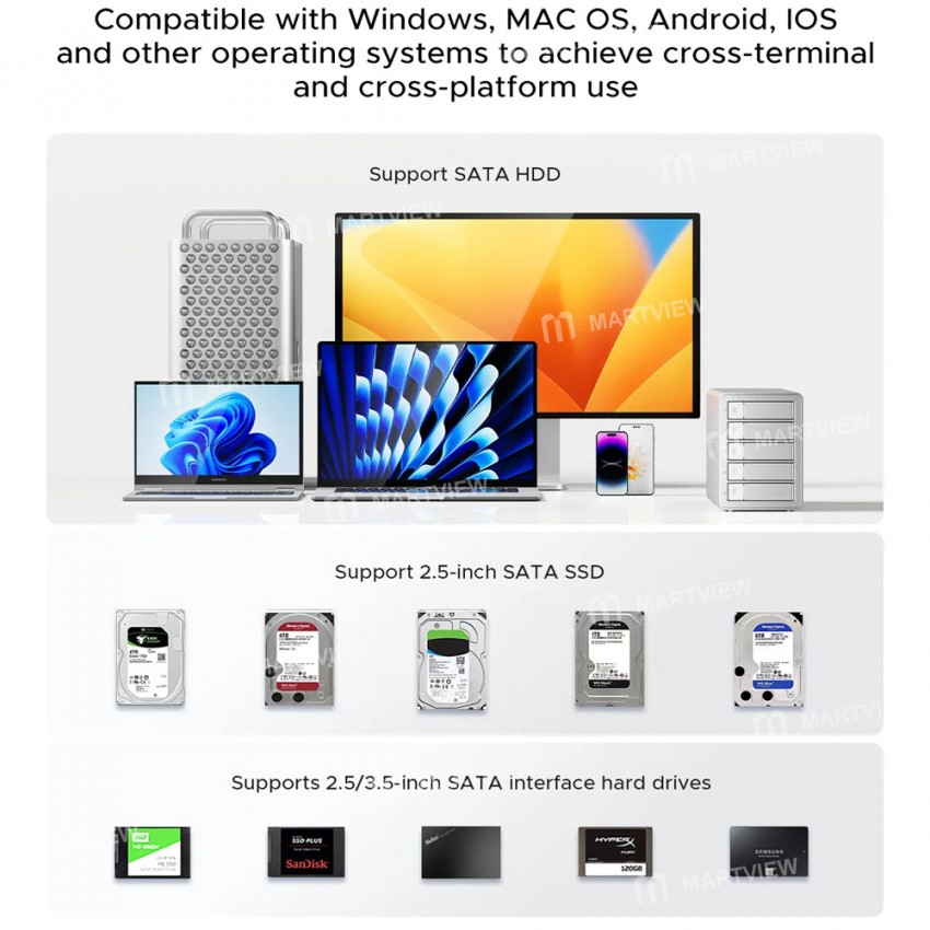 orico 9958c3-daisy-chain-5-bay-35-inch-sata-to-type-c-hdd-docking-station-support-raid-15