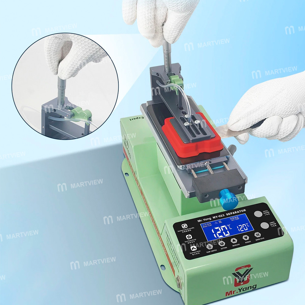 mr yang-my-023-360-degree-rotating-mobile-phone-screen-heating-separator-with-built-in-dual-pumps-14
