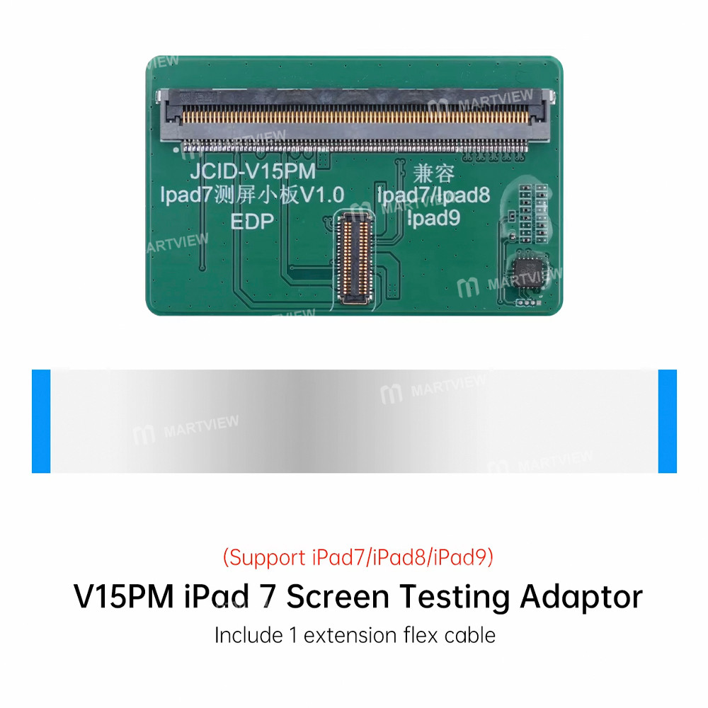 jcid v15pm-specialized-screen-testing-adaptor-for-ipad-7-11-air-mini-pro-series-3