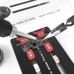 2UUL Pre-cut Desoldering Wicks 2mm*25mm*100pcs with 2pcs Reversed Ceramic Tweezers Kit Set