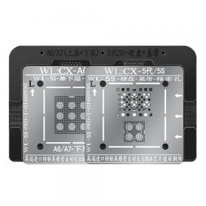 A6/A7 CPU NAND Baseband Stencil + Positioning Plat