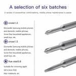 PPD Multi-spec S2 Alloy Steel High-precision Magnetic Screwdriver for iPhone/Samsung/iPad Repair