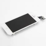 Replacement OEM iPhone 5c LCD with spareparts home button earphone camera etc white