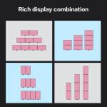 Yeston R7 350 4MiniDP 2G / 128bit / GDDR5 4-screen Graphics Card Support Split Screen with 4 Mini DP