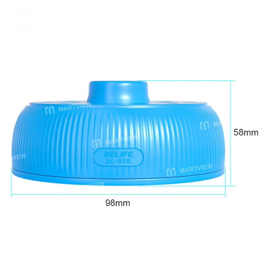 Relife RL-078 360° Rotate Multi-function 19-holes Large Capacity Screwdriver Storage Box