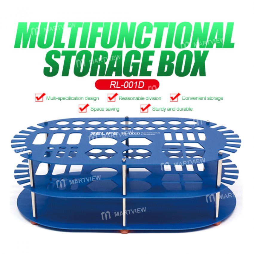 Relife RL-001D  Stainless Steel Non-slip Large Capacity Multifunction Storage Box
