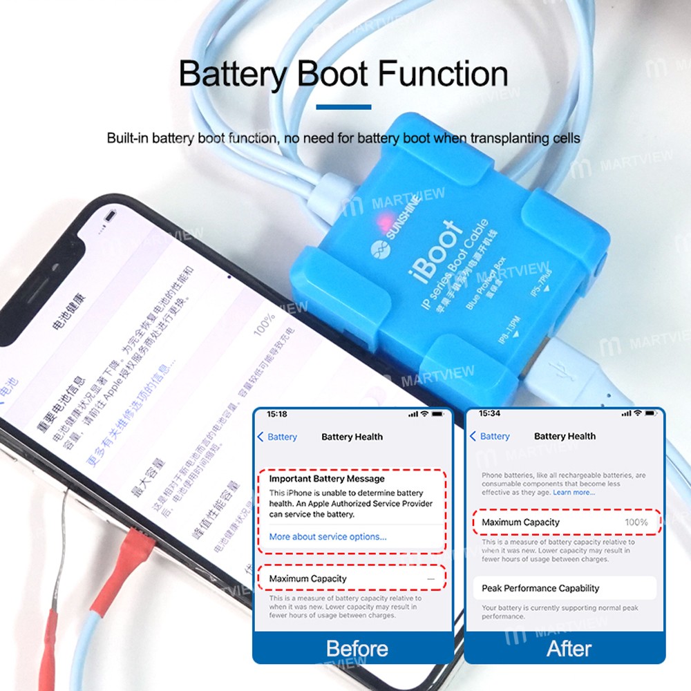 sunshine iboot-a-v100-ip-series-boot-power-cable-for-iphone-6g-to-16pro-max-6