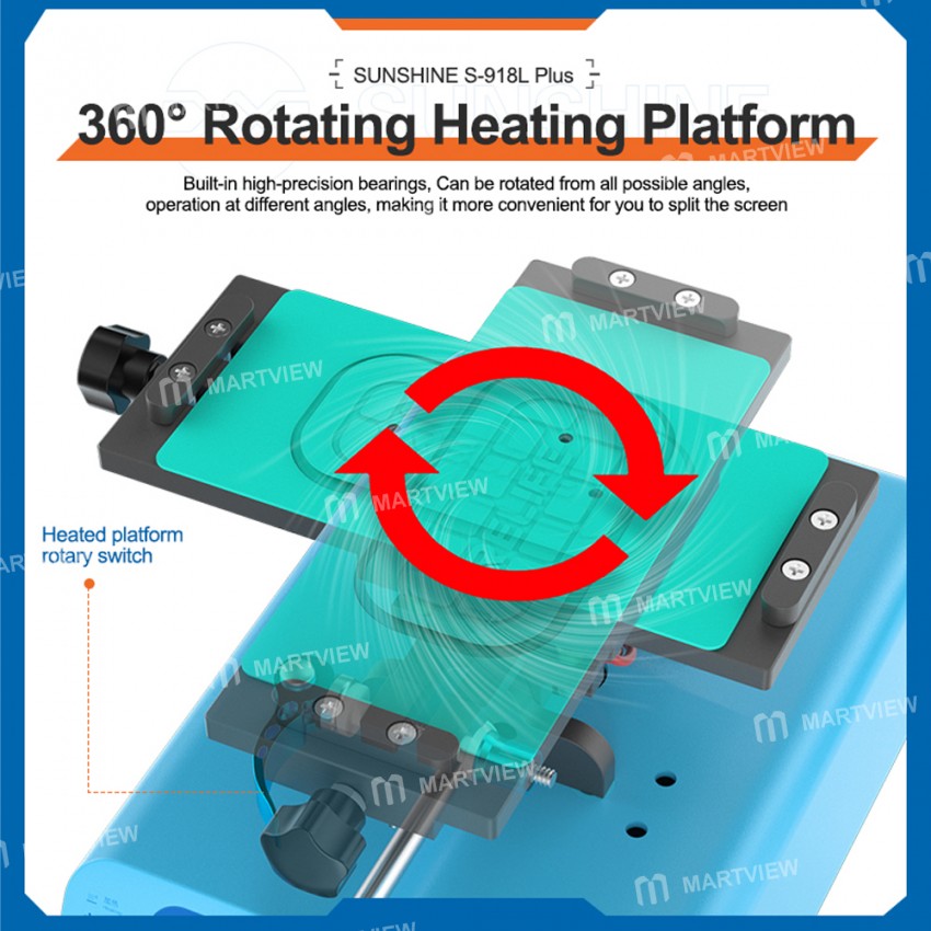 sunshine s-918l-plus-7-in-1-360-rotating-mobile-phone-edge-screen-heating-separator-8