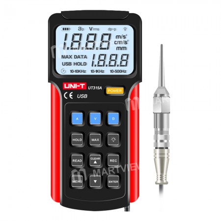 UNI-T UT315A Handheld Industrial Measuring Fault Digital Vibrometer
