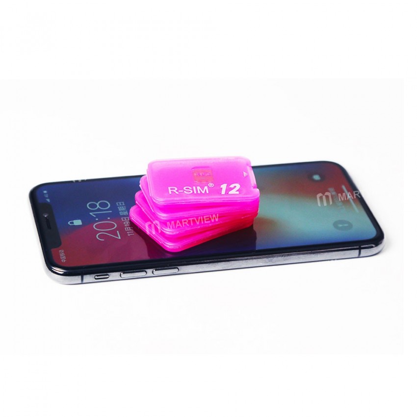 R-SIM12 Professional 4G Smart Cloud Card ICCID Unlock IOS11.x for iPhone 8 / iPhone 8 Plus / iPhone