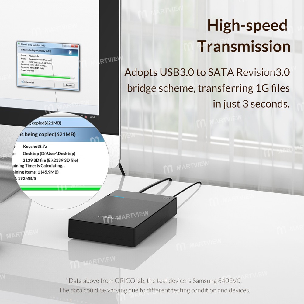 orico 3599u3-portable-uasp-35-inch-sata-to-usb-30-hard-drive-enclosure-support-16tb-max-8