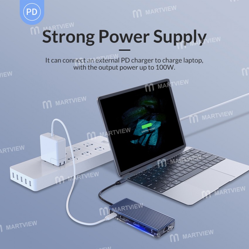 orico wb-series-type-c-to-multiple-interfaces-transparent-hub-11