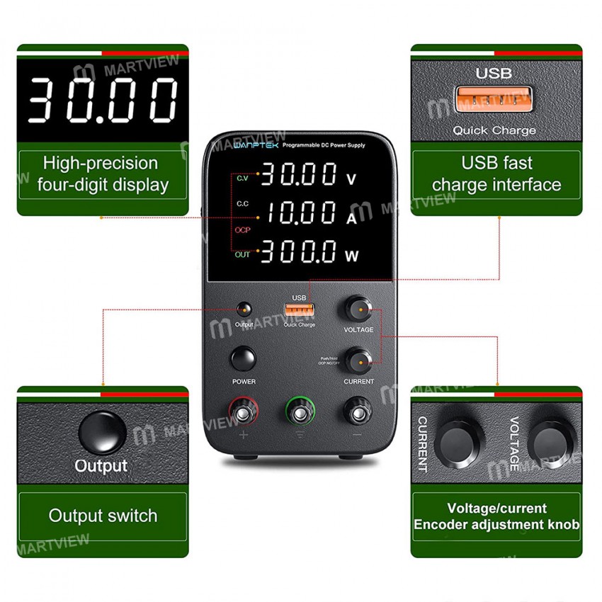 wanptek wps3010h-30v-10a-4-digits-display-led-high-precision-adjustable-regulator-dc-power-supply-5