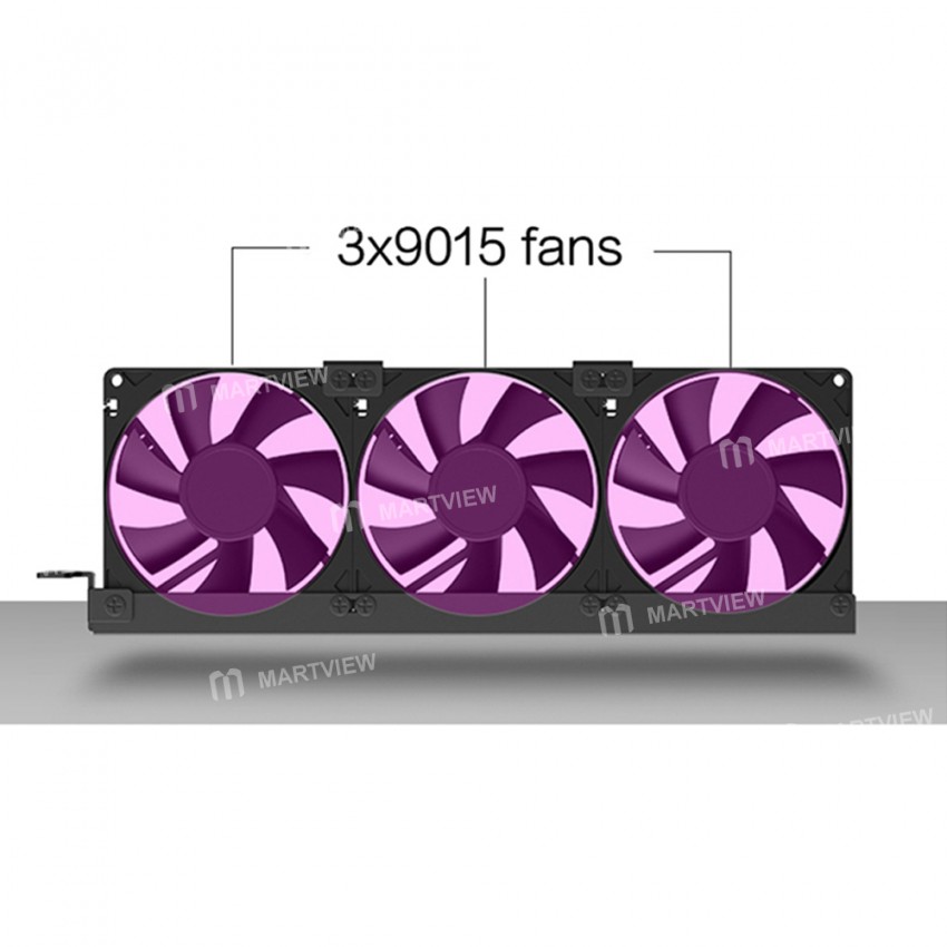 teucer vc-c270h-universal-side-argb-5v-3pin-gpu-silent-cooling-fan-5