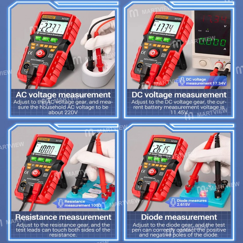 aneng m109-4000-intelligent-anti-burning-count-digital-multimeter-with-voice-announcement-10