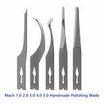 18 Kinds Ma1.0 / 2.0 / 3.0 / 4.0 / 5.0 High Toughness Soft Handmade Polishing Blade -5pcs