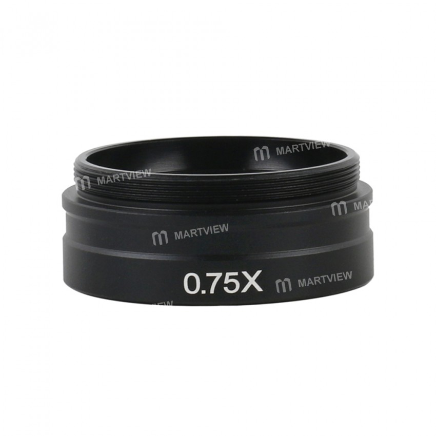 0.3X 0.35X 0.5X 0.75X 2X 1X Barlow Auxiliary Objective Glass Lens Set for Industrial Microscope Came