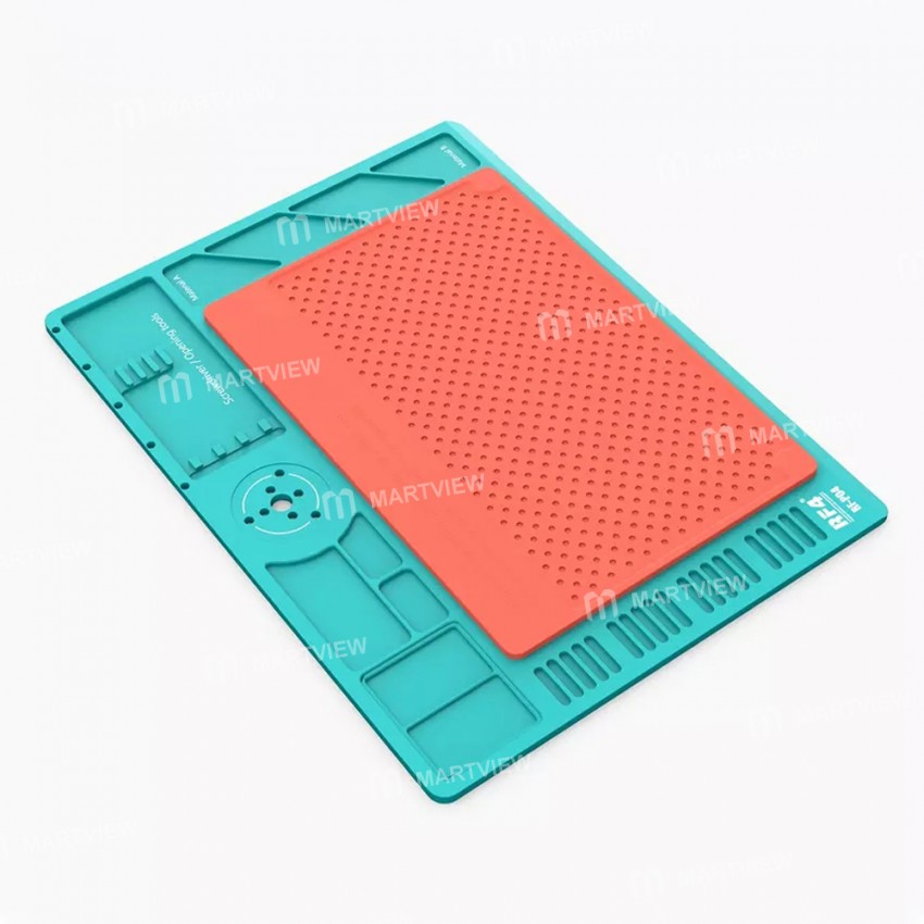 RF4 RF-P04 Microscope Aluminum Alloy Heat Insulation Base for Phone PCB Soldering Repair