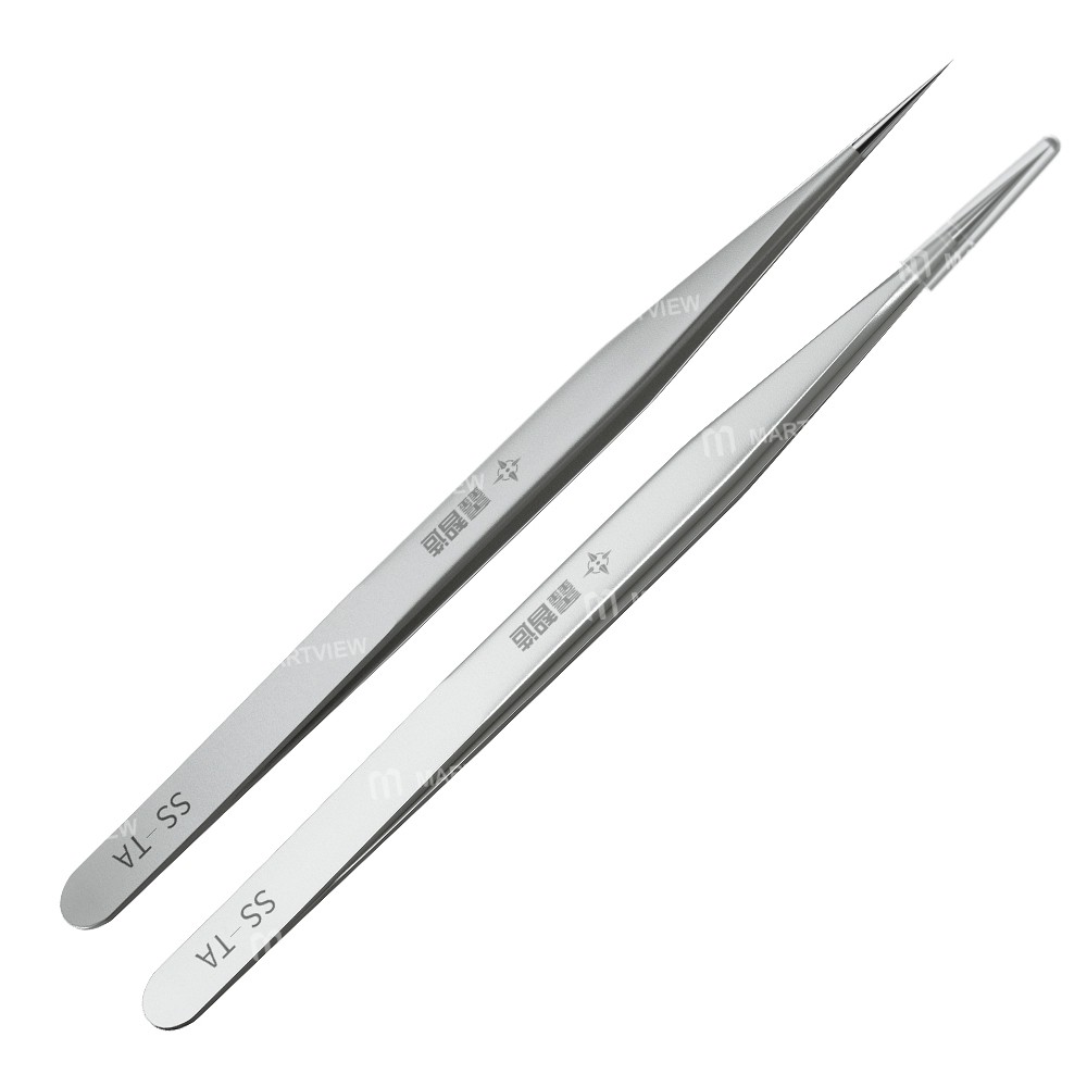 xzz ss-ta-weak-magnetic-stainless-steel-super-hard-special-point-tweezers-1