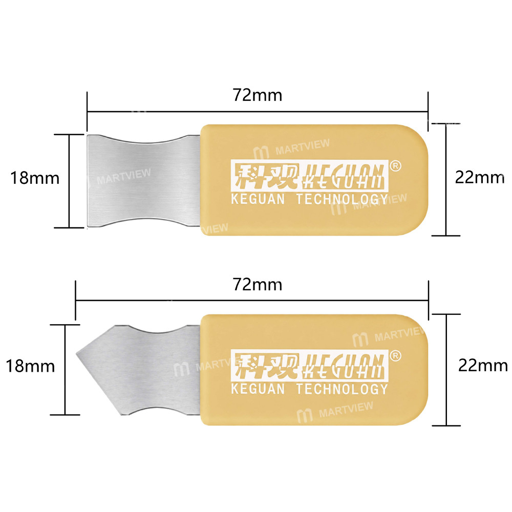 keguan 2-in-1-non-magnetic-stainless-steel-solder-scraper-device-disassembly-pry-tool-12