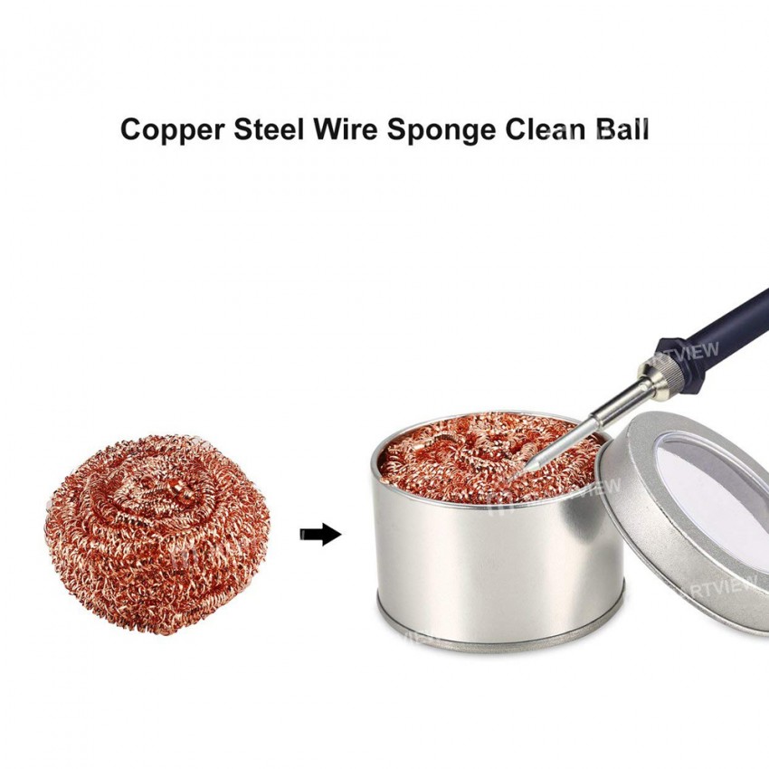 JSD-13 Reuseable Welding Soldering Iron Tip Cleaning Wire Ball