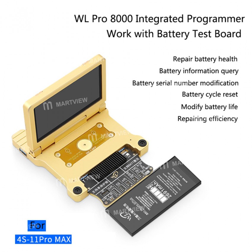 WL Pro 8000 Battery Test Light Sensor Restore NAND Read Write Integrated Programmer