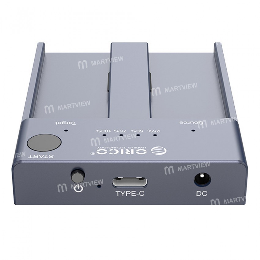 Orico M2P2-C3-C Dual Bay M.2 NVMe SSD Multi-disk Copy Docking Station