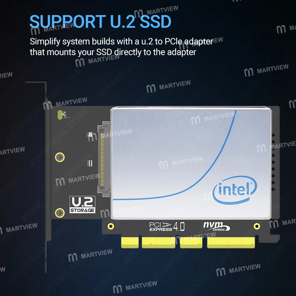 jeyi u2pro-pcie40-x4-to-u2-ssd-single-protocol-hard-drive-expansion-card-6