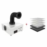 2UUL 3 Layer Filter Fume Extractor Desktop Soldering Smoke Purifier with 6pcs Replacement Filter