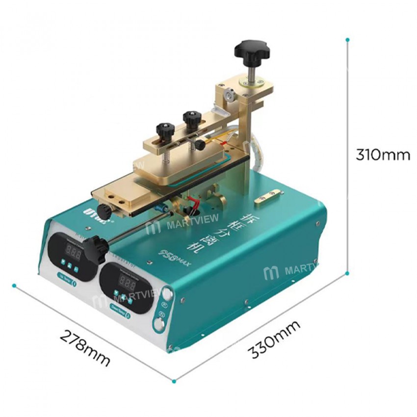 uyue 958-max-8-inch-lcd-screen-frame-separator-machine-for-mobile-phone-removal-repair-7
