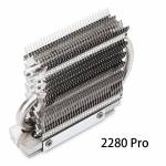 M.2 HR-09 2280/2280 Pro SSD Hard Disk Cooler for Desktop Computer
