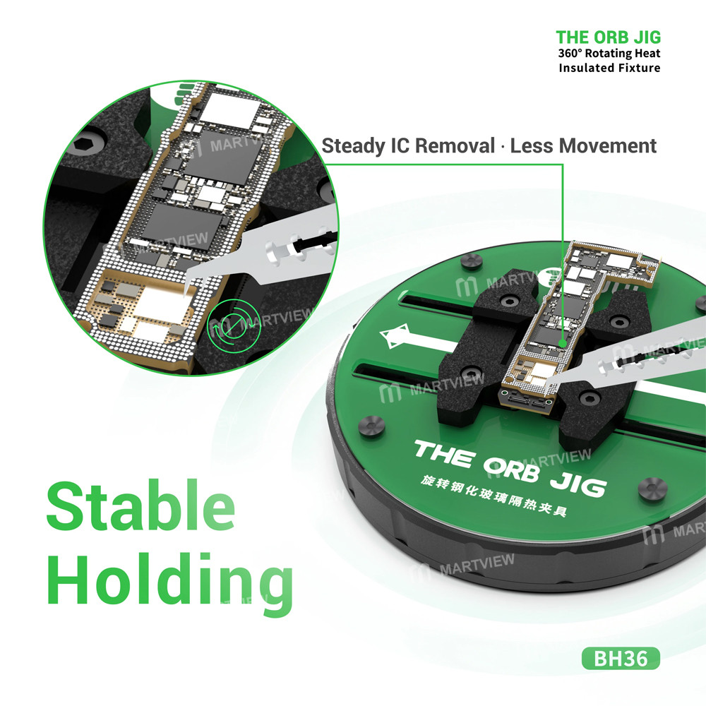2uul bh36-the-orb-jig-360-rotating-tempered-glass-insulated-fixture-for-phone-motherboard-repair-5