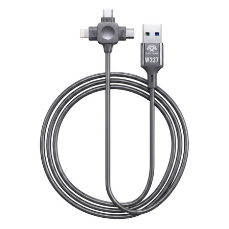 OSS W237 3-in-1 Multi-Functional DFU Data Recovery Engineering Cable for iPhone 8-16PM & Samsung