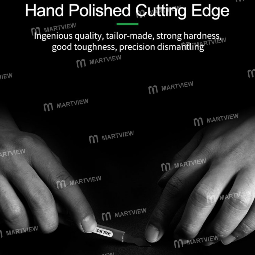 Relife RL-049A Anti Static Double-Headed Machine Rubber Lever Tin Scraper Mobile Phone Removing Glue