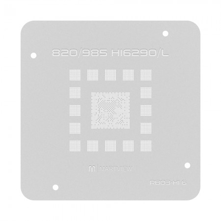 Martview RB03-HI6 CPU BGA Reballing Stencil for Huawei Hisilicon 820 HI6290 / 985 HI6290L