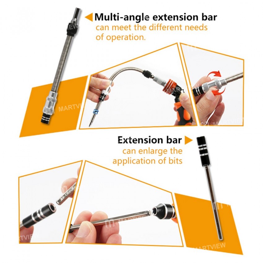 JAKEMY JM-6123 30 in 1 Multifunctional Appliance Digital Devices Car Repair Tools Household Hand Too