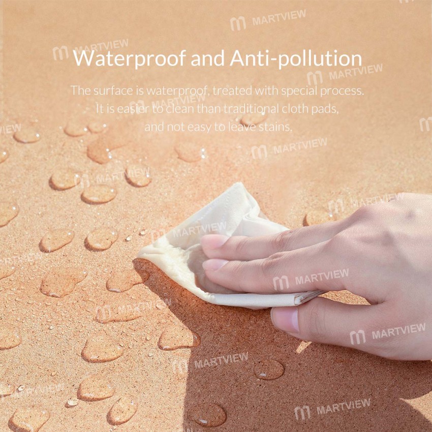 Orico Large Anti-slip Natural Cork Double-side Desk Mouse Pad for PC Laptop