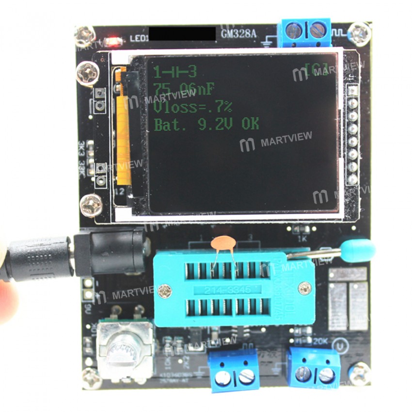 GM328A Mini Multifunction Transistor Tester with LCD Display
