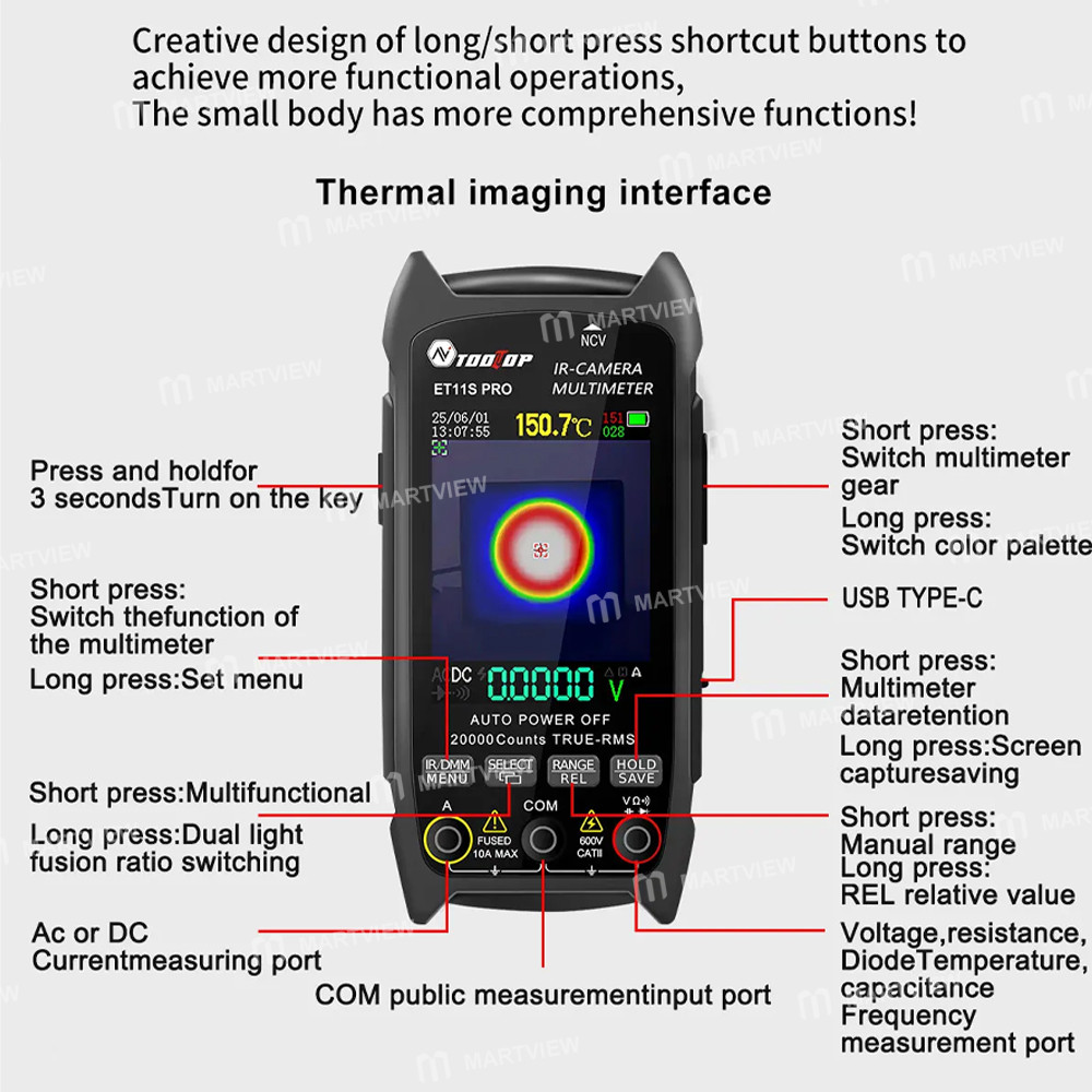 tooltop et11s-pro-handheld-2-in-1-thermal-imaging-digital-multimeter-support-dual-mode-fusion-19