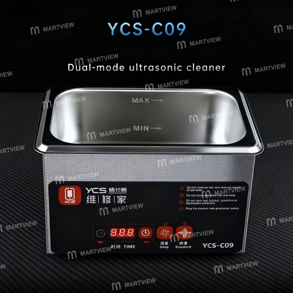 ycs c09-09l-professional-benchtop-ultrasonic-cleaner-for-motherboard-accessories-glasses-2