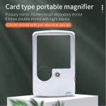 luxianzi portable-3x-6x-card-type-transparent-glass-magnifying-with-led-light-4