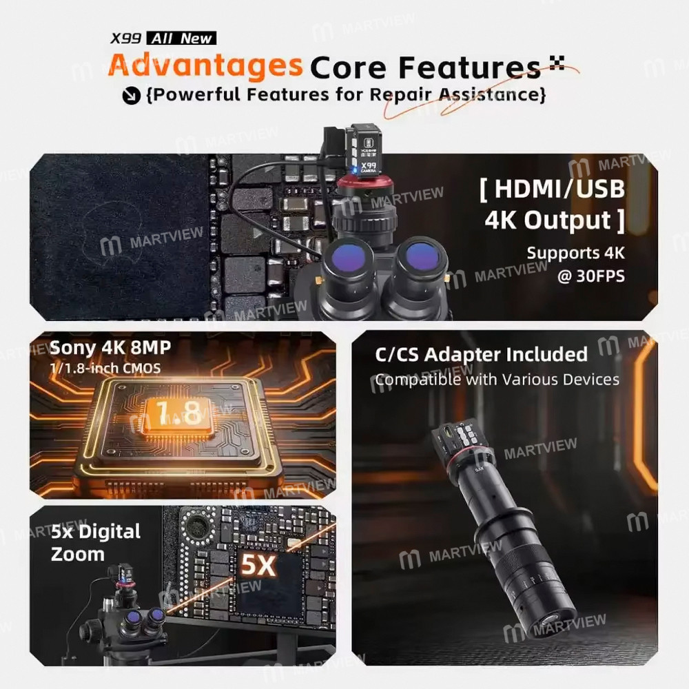 ycs x99-sony-cmos-sensor-8mp-4k-ultra-hd-camera-for-trinocular-stereo-microscopes-7
