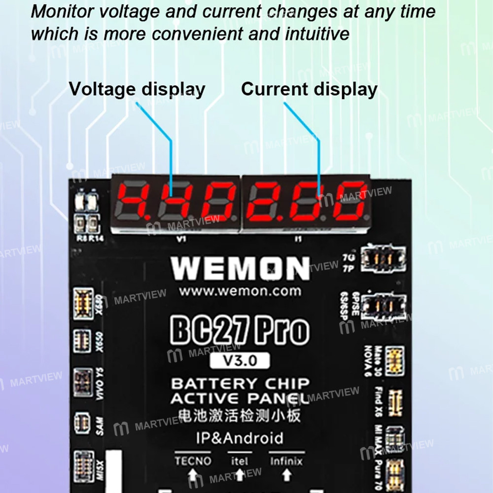wemon bc27-pro-5v-9v-battery-activation-detection-board-for-iphone-6-17pm-95-android-phones-9