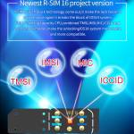 Replacement r sim 16 turns locked into unlocked 5g unlock card for ios 14