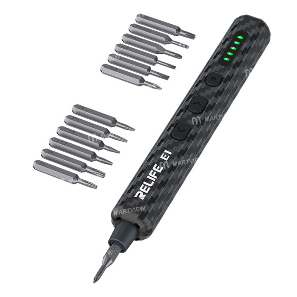 new upgrade-relife-e1-powerful-carbon-fiber-electric-screwdriver-set-support-iphone-17-series-1