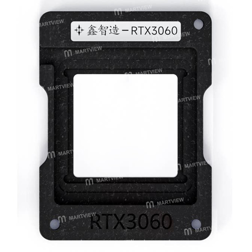 xzz 050mm-graphics-card-gpu-chip-bga-reballing-stencil-tin-planting-platform-for-nvidia-rtx-3060-3