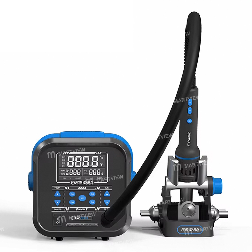 forward fw-bf03-tpu-1300w-high-precision-temperature-control-hot-air-gun-desoldering-rework-station-