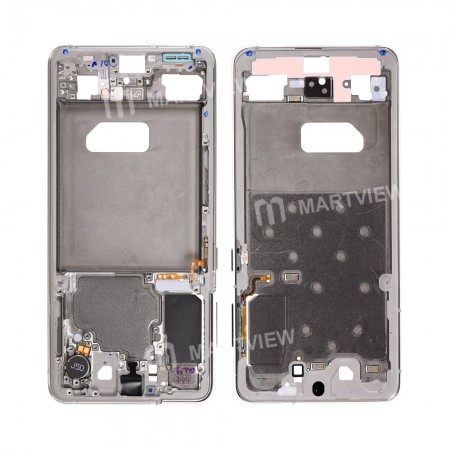 Replacement rear housing back cover frame for samsung galaxy s21 grey