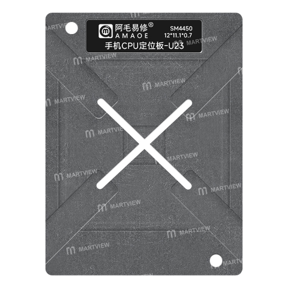 amaoe u23-012mm-cpu-bga-reballing-stencil-platform-set-for-qualcomm-snapdragon-6gen5-sm6850-4